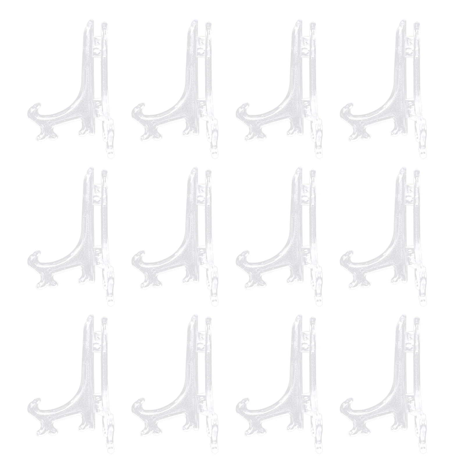 

12 Pcs Photo Frame Stand Display Shelves Plate Dishes Holder Easels Holders Rack Picture