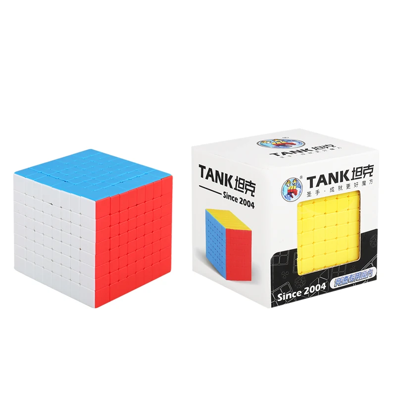 Sengso Tank 8X8 Magic Cube Professional Speed Puzzle Cube Children Toys Gift