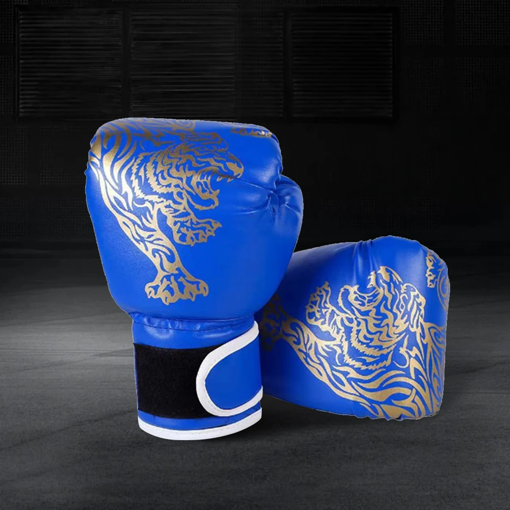 Boxing Gloves Breathable Kickboxing Gloves PU Leather Professional Boxing Gloves Fighting Taekwondo Mitts for Training Sandbag