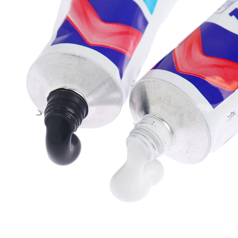 45G Perekat Industri Silikon K-704 704B RTV Karet Silikon Putih/Hitam Lem Silikon Sealant Perlengkapan Kantor