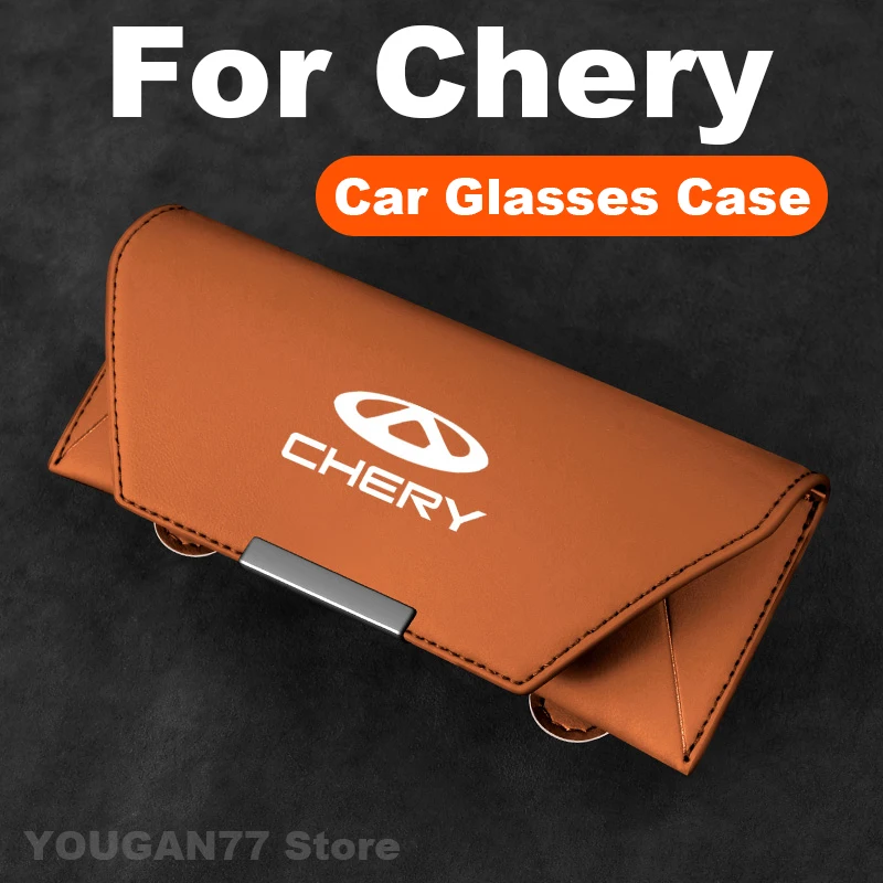 

Car Glasses Case For Chery Tiggo 2 3 4 7 8 9 Pro Omoda C5 5 9 E5 Jaecoo j7 7 Arrizo 5 6 Karry K60 Universal Car Glasses Frame