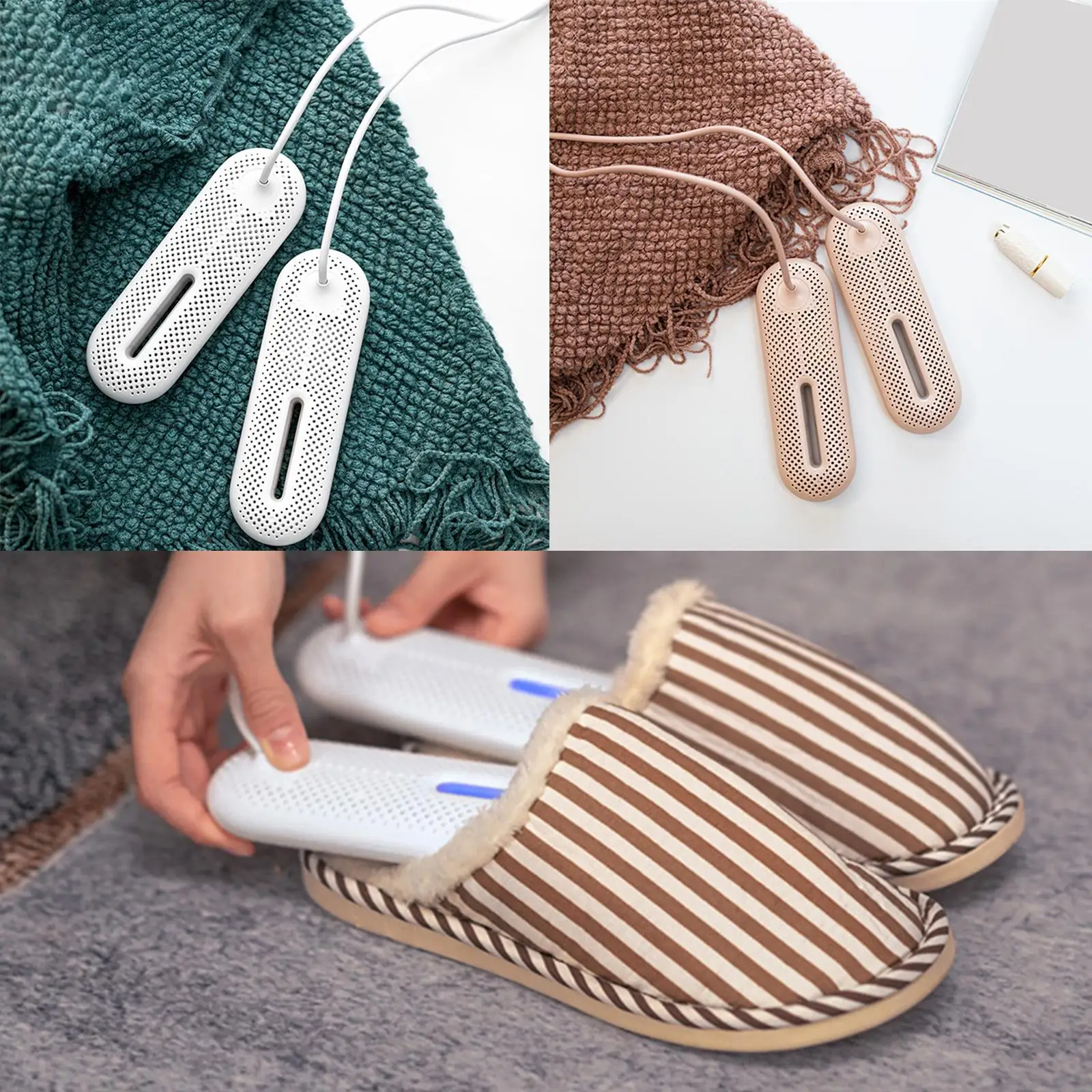Electric Compact Shoe Dryer Home Use PTC 360-Degree Drying for Cotton Slippers