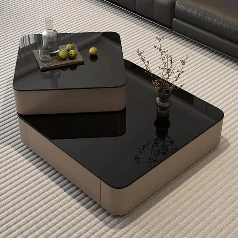 Enclosed Aesthetic Coffee Tables Living Room Luxury Italian Coffee Tables Premium Organizer Mesa Auxiliar Backyard Furniture