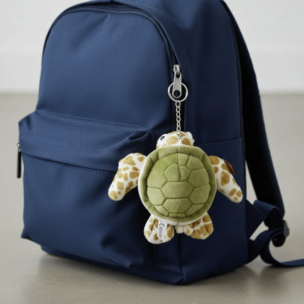 ПП хлопок черепаха плюшевый брелок мультфильм тянуть плюшевый черепаха кулон животное хлопок зеленая кукла брелок для ключей женщина леди девушка