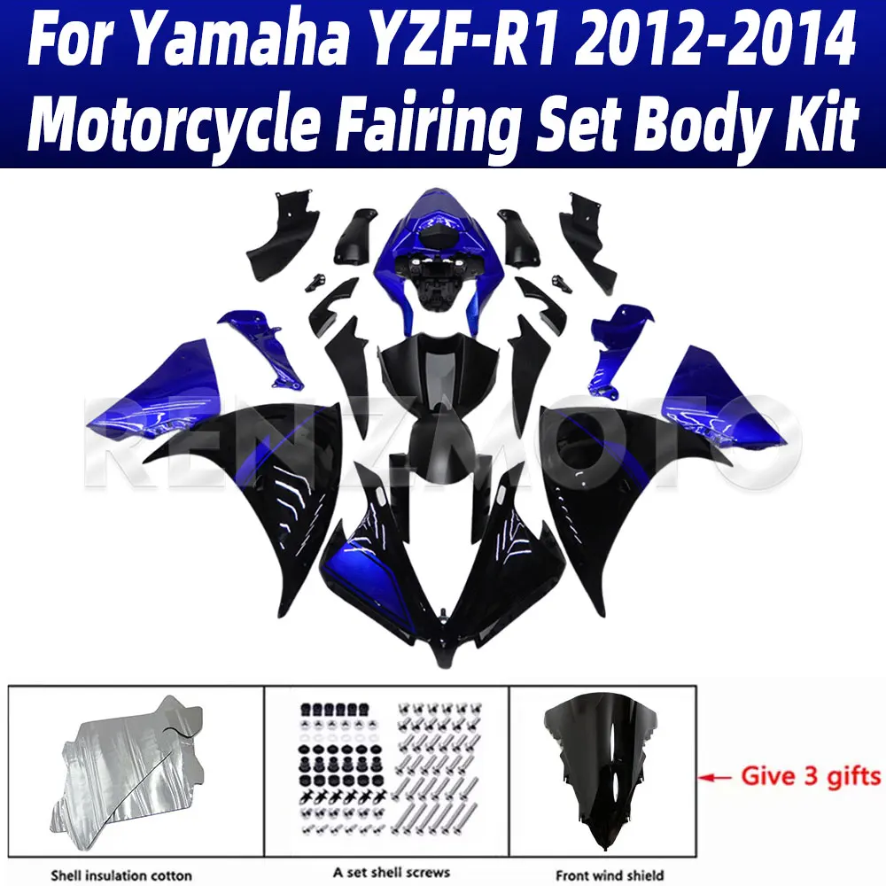 

Для Yamaha YZF-R1 2012-2014 комплект обтекателя мотоцикла, комплект кузова YZF R1 12-14, пластиковая защитная пластина, аксессуары, корпус Y1013-109a