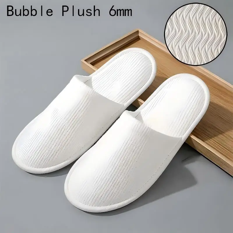 10 Pcs Portable Disposable Slippers Non Slip Indoor Slippers For Home Hotel Homestay Travel Spa Guest Disposable Footwear image 4
