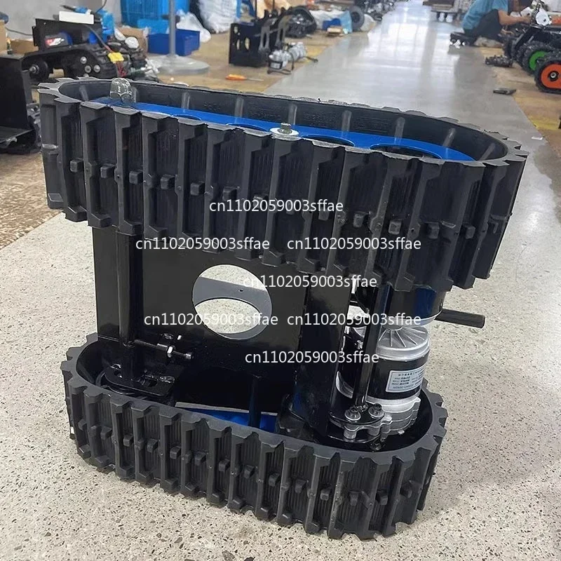 beach tram chassis iron frame dual motors can be equipped with batteries Children's electric crawler small tank accessories