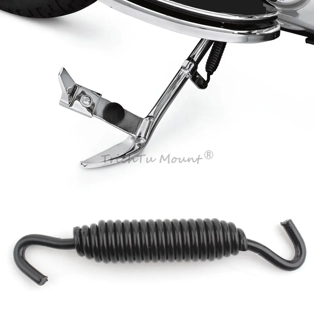 Motorcycle Stainless Steel Side Stand Kickstand Spring  Accessorie  For Harley Electra Glide Ultra Classic Low FLHTCUL 2015 2016