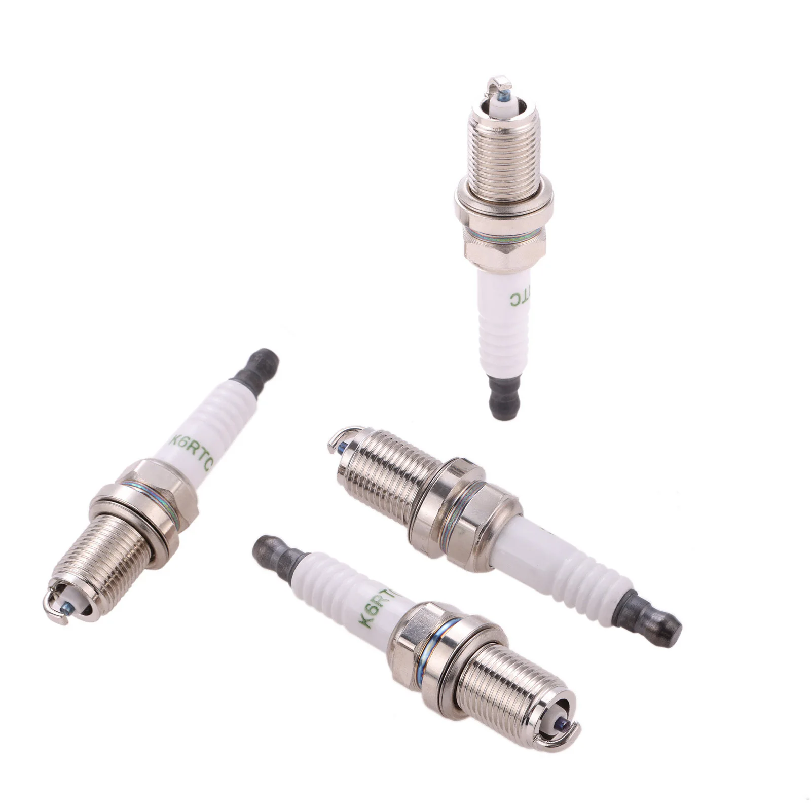 4Pcs 491055S Spark Plug Fit for Champion RC12YC Briggs and Stratton 491055 491055S 692051 792015 491055T 5066 Kohler 25 132 12-S