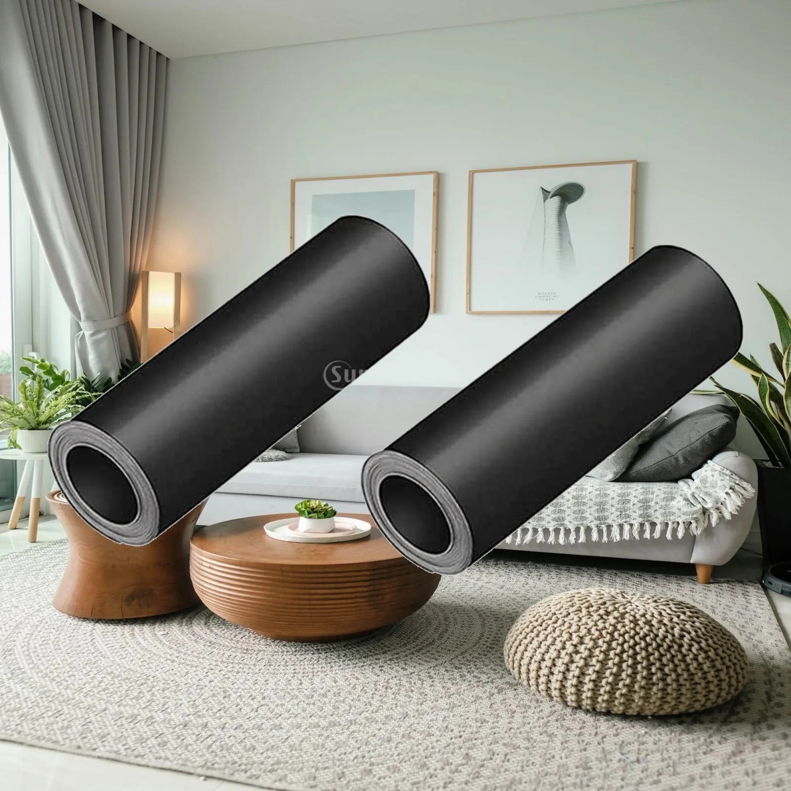 Magnetic Fireplace Draft Stopper Flexible Rubber Vent Cover Seal for Fireplace Heat Loss Dust Pollen Barrier
