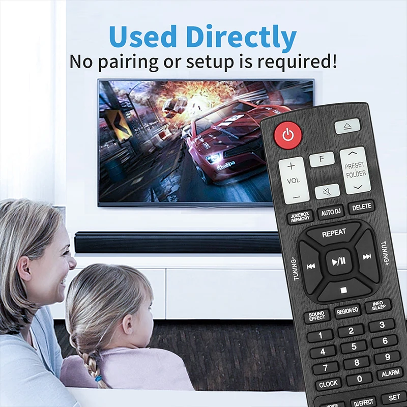 AKB74955301 Remote Control For LG CD Home Audio System OM4560 OM5560 OM7560 CM8360 CM8460 CM9760 CM9960 CMS9760F CMS9960F