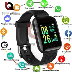 116plus braccialetto intelligente impermeabile smart watch con conteggio dei passi in modalità multi sport promemoria dei messaggi per cardiofrequenzimetro pressione sanguigna