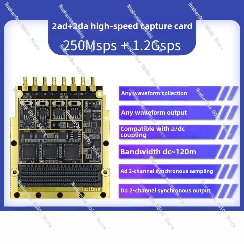 

250M + 1.2G, AD9643 + AD9122, High-speed Acquisition (Arbitrary Waveform Acquisition/generation) High-speed ADDA
