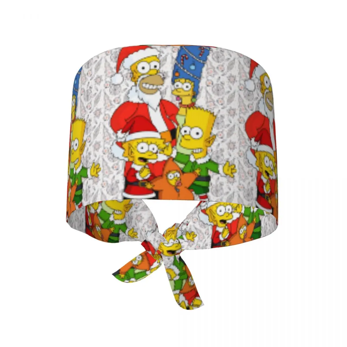 Nurse Hat Simpsons Movies Work Scrubs Hat Fashion Medical Hat For Women and Men Long Hair Pattern Working Cap
