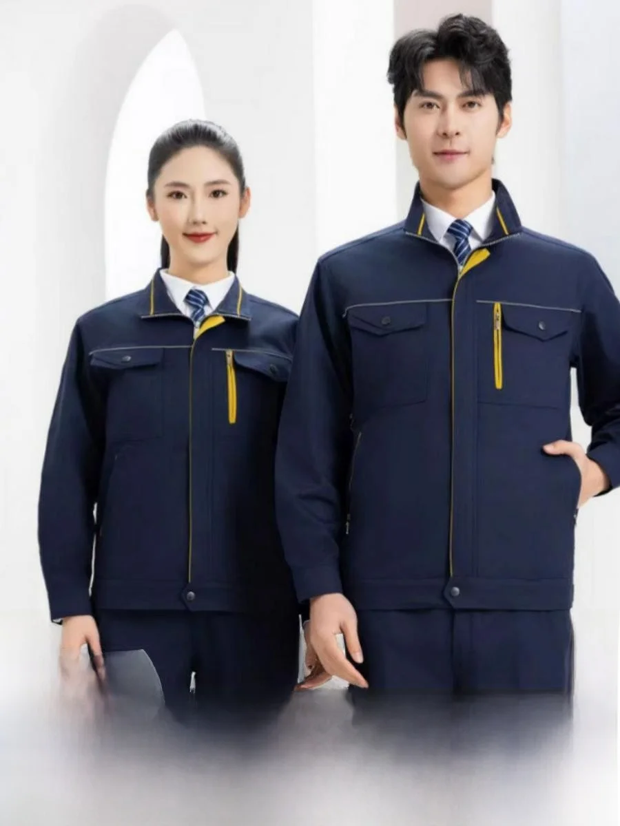 

Утепленный рабочий костюм с длинными рукавами для авторемонта и сварки, защитная спецодежда с высоким содержанием хлопка, мужская рабочая одежда