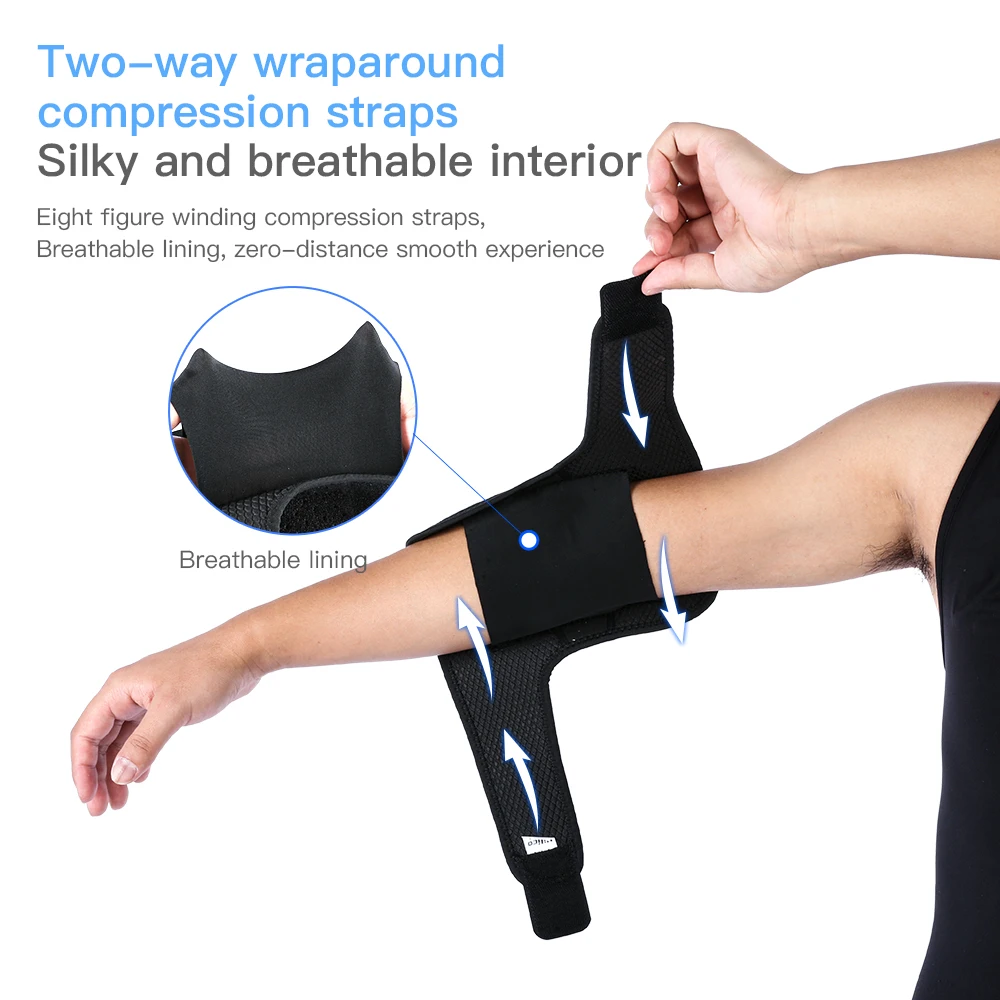 1 Pcs Breathable Elbow Pads Sports Fitness Protection Elbow Prevent Collision Adjustable Spring Support Arm Protection Washable