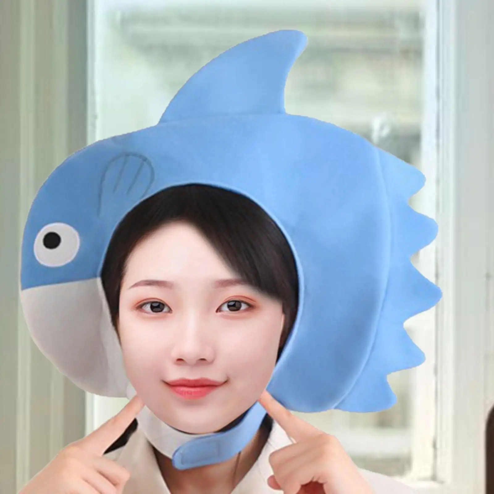 

Fish Cosplay Hat Cute Selfie Hat Headgear Hat for Festival Carnival Dress Up