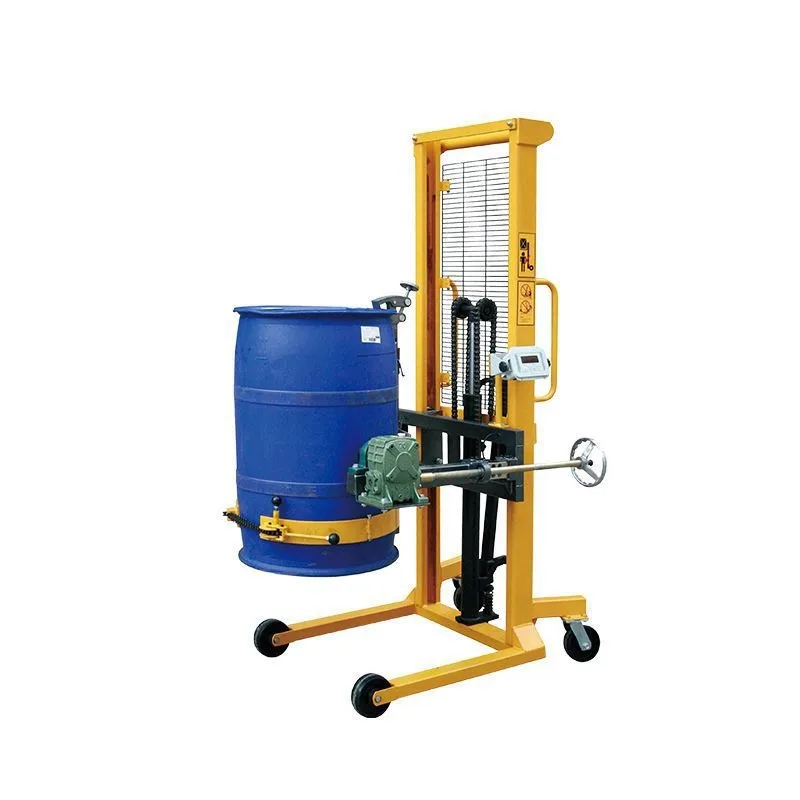 Manual hydraulic oil drum unloading electric drum truck, stacking forklift, battery oil drum handling shovel