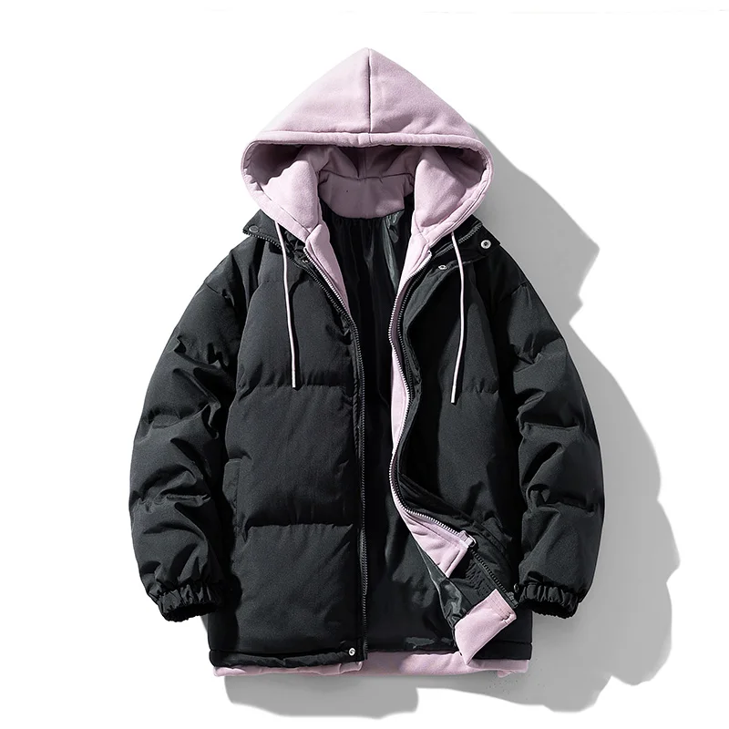 

Разноцветные мужские теплые утепленные новые парки, брендовые мужские корейские стильные дизайнерские куртки-пуховики с капюшоном, ветрозащитная зимняя куртка-пуховик