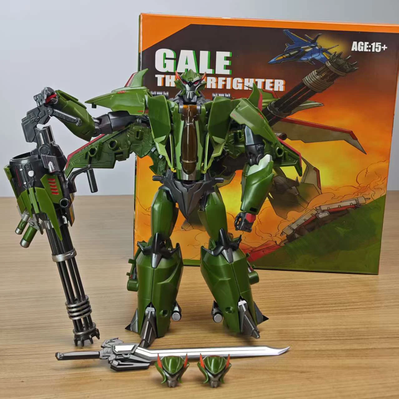 

IN STOCK Transformation Gear Factory APC Bolt TFP Skyquake Modified Version Action Figure
