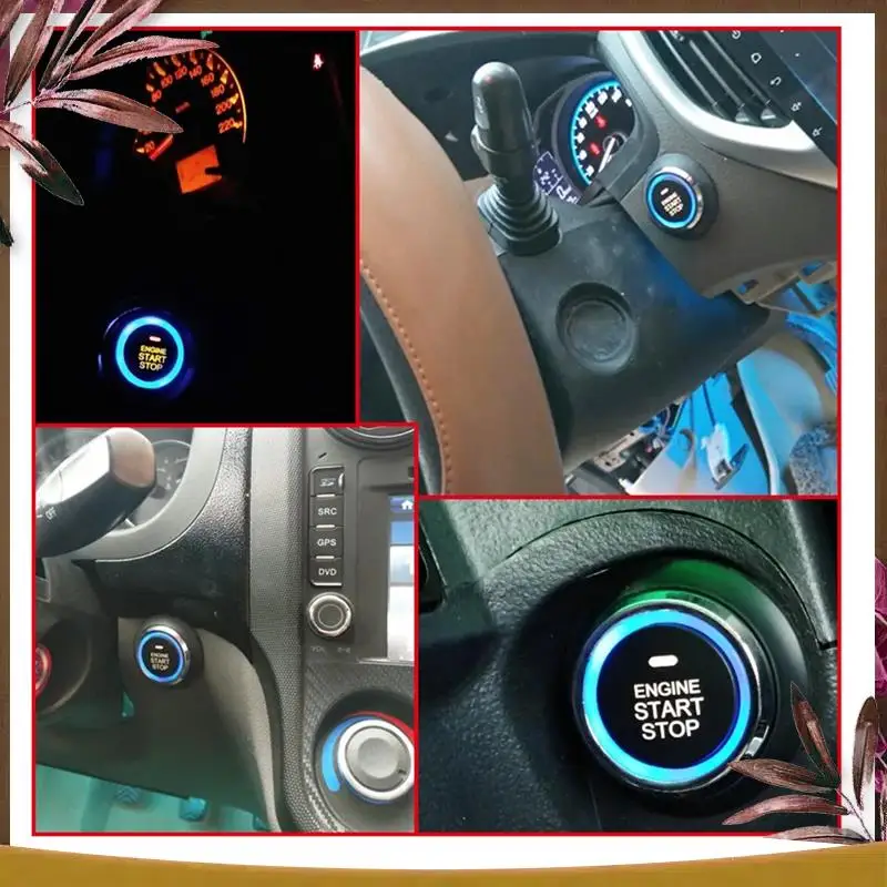 

AB59-Mobile Phone Remote Control Start Car Autostart Engine 1 Button Start Stop System Automatic Engine Start Locking Durable