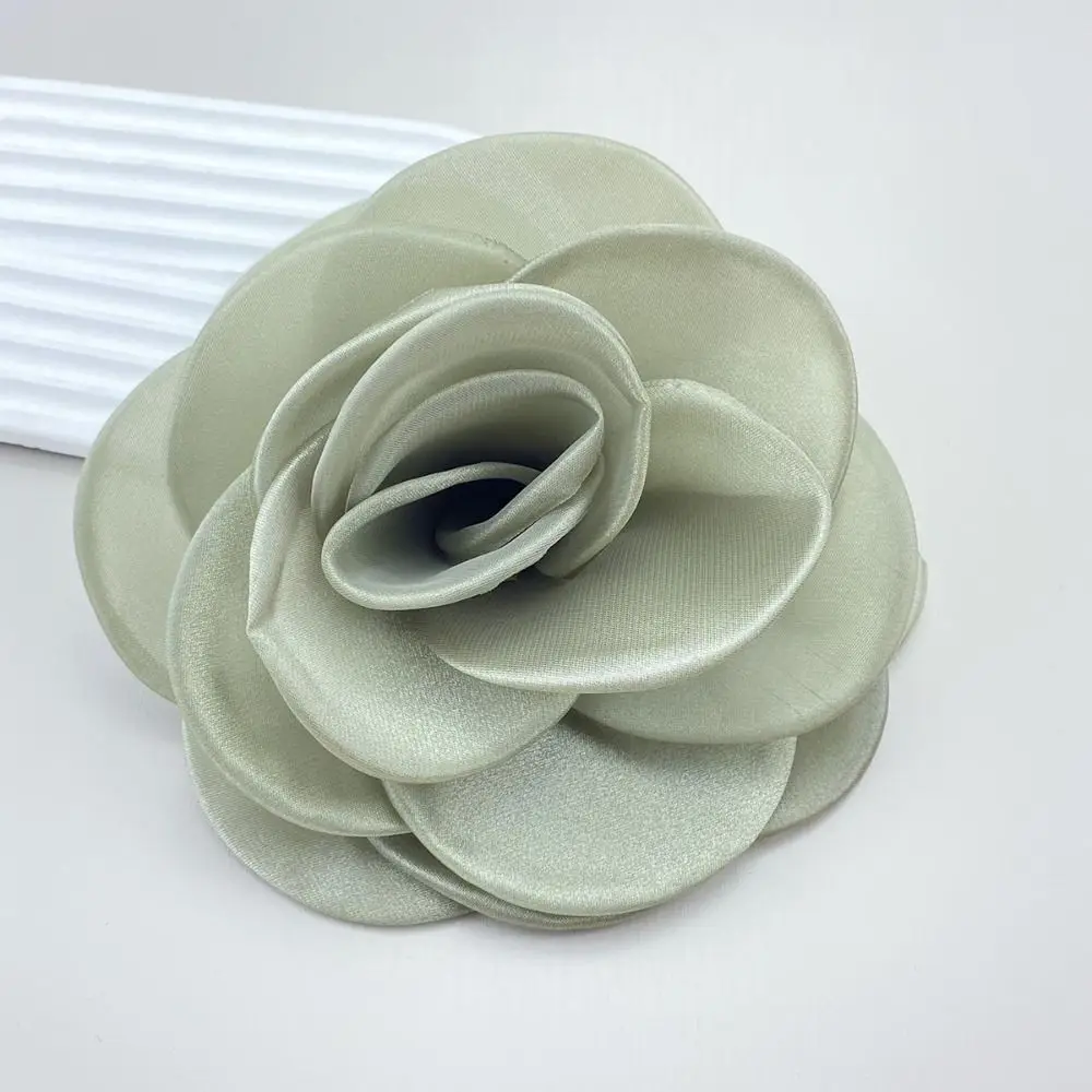 Broche de flor grande de moda para mujer, pasador de pelo de flor 3D de 12cm, regalo de joyería dulce, broche de Rosa romántico, nuevo