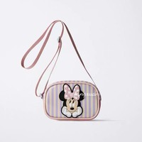 Children's pink Minnie Handbags Hot Sale Princess Baby Girls Pvc Small Shoulder Crossbody Bags Cute Kids Coin Purse Wallet