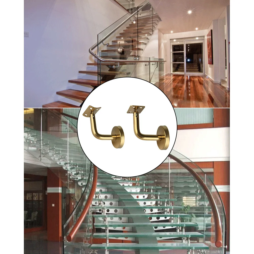 الفولاذ المقاوم للصدأ درابزين قوس درج درابزين قوس جدار جبل اليد السكك الحديدية دعم جدار قوس تحسين المنزل الأجهزة #1