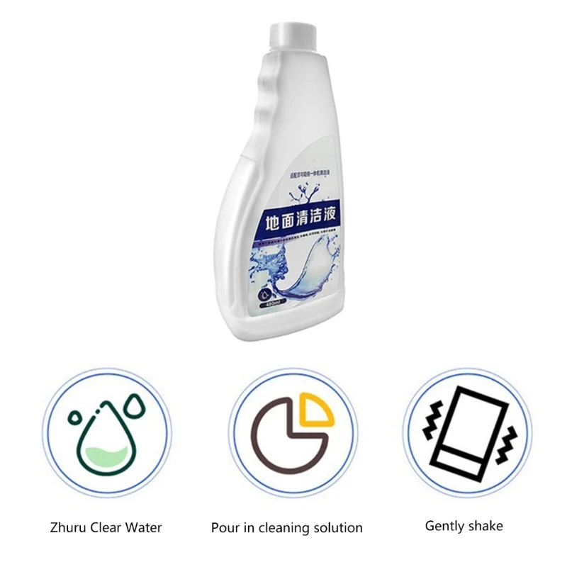 Vacuum Floor Cleaner Practical Tiles Powerful Decontamination Agents Floor Scratch Repair Agent Floor Care 480ml