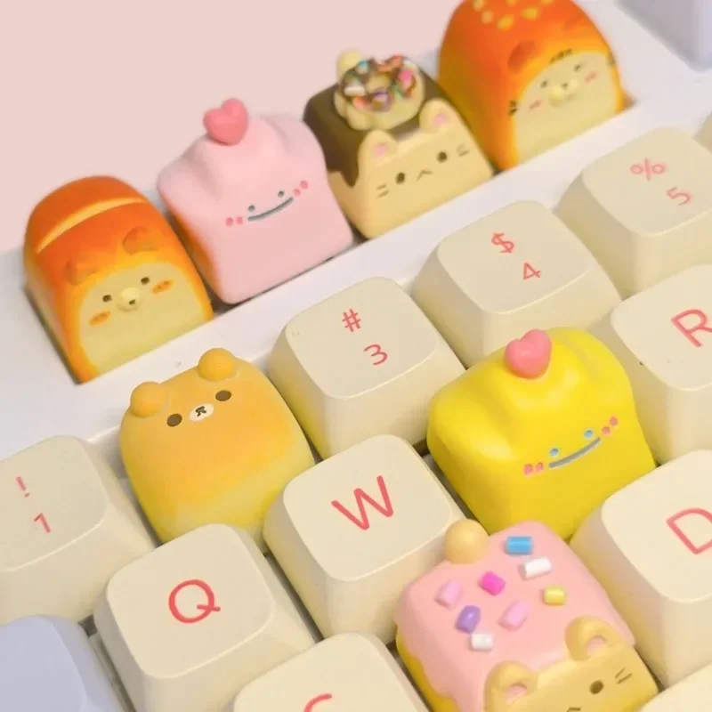 Anime pokemon keycaps resina keycaps idto diy artesanal personalizado dos desenhos animados keycaps para teclado mecânico acessórios presentes do feriado