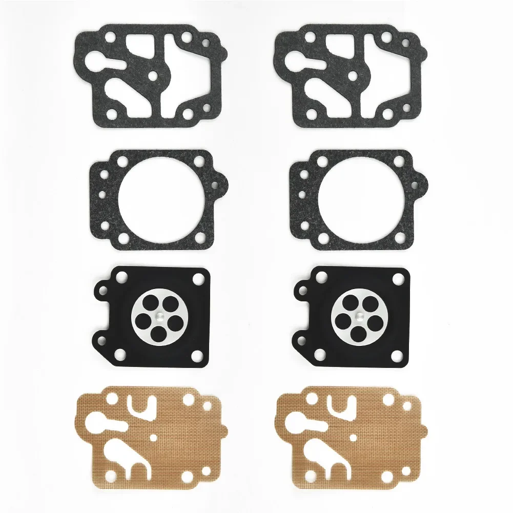 8Pcs Membrane Carburetor Repair Kit BT3342 750 AT3342 3351 Trimmer BT3342 For Shark M25 25CC Carburetors Brushcutter Lawn Mower