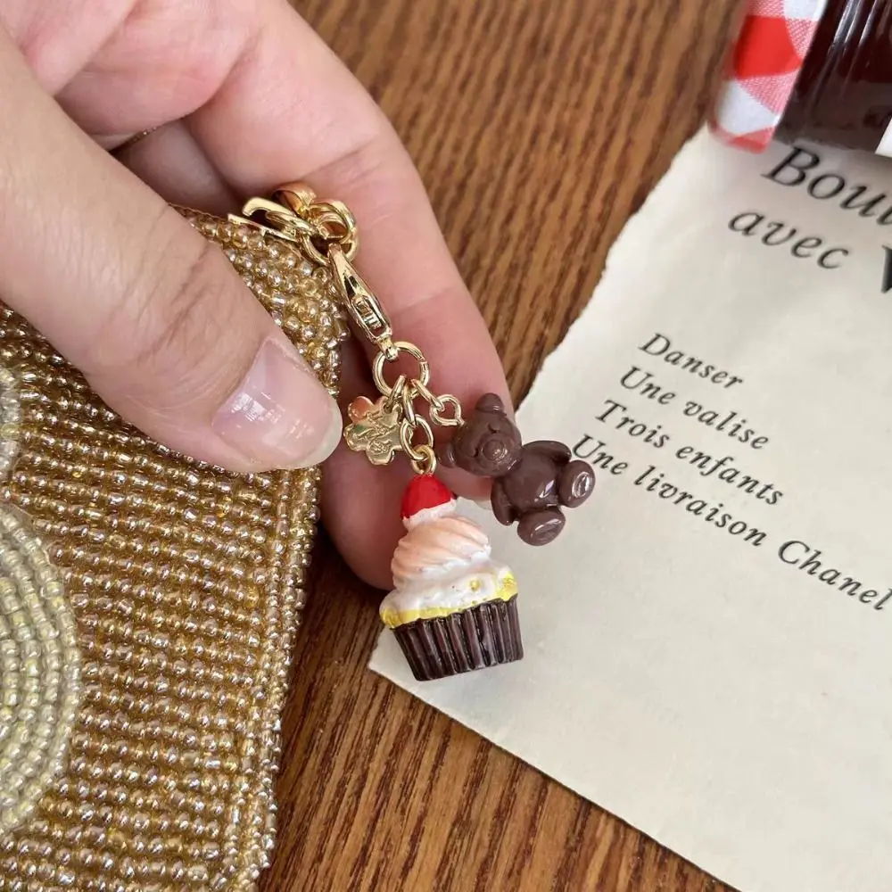 أزياء فريدة من نوعها دونات الخبز القهوة سحر الهاتف لطيف الإبداعية حزام الهاتف الفاخرة مطرز سلسلة الهاتف حقيبة ملحقات الهاتف