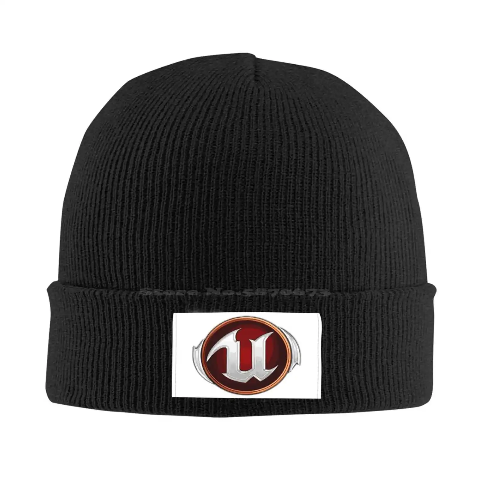 Unreal Tournament Logo Print Graphic Casual cap Baseball cap Knitted hat