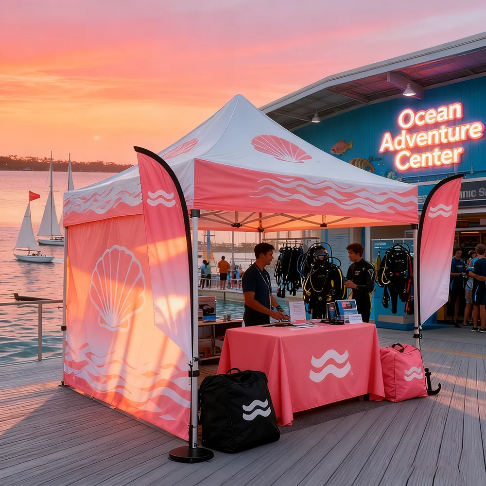 Tents for Events Heavy Duty Custom Tent with logo 10 X 10 Canopy Tent Pop up Trade Show Exhibition Outdoor Star Spangled Event