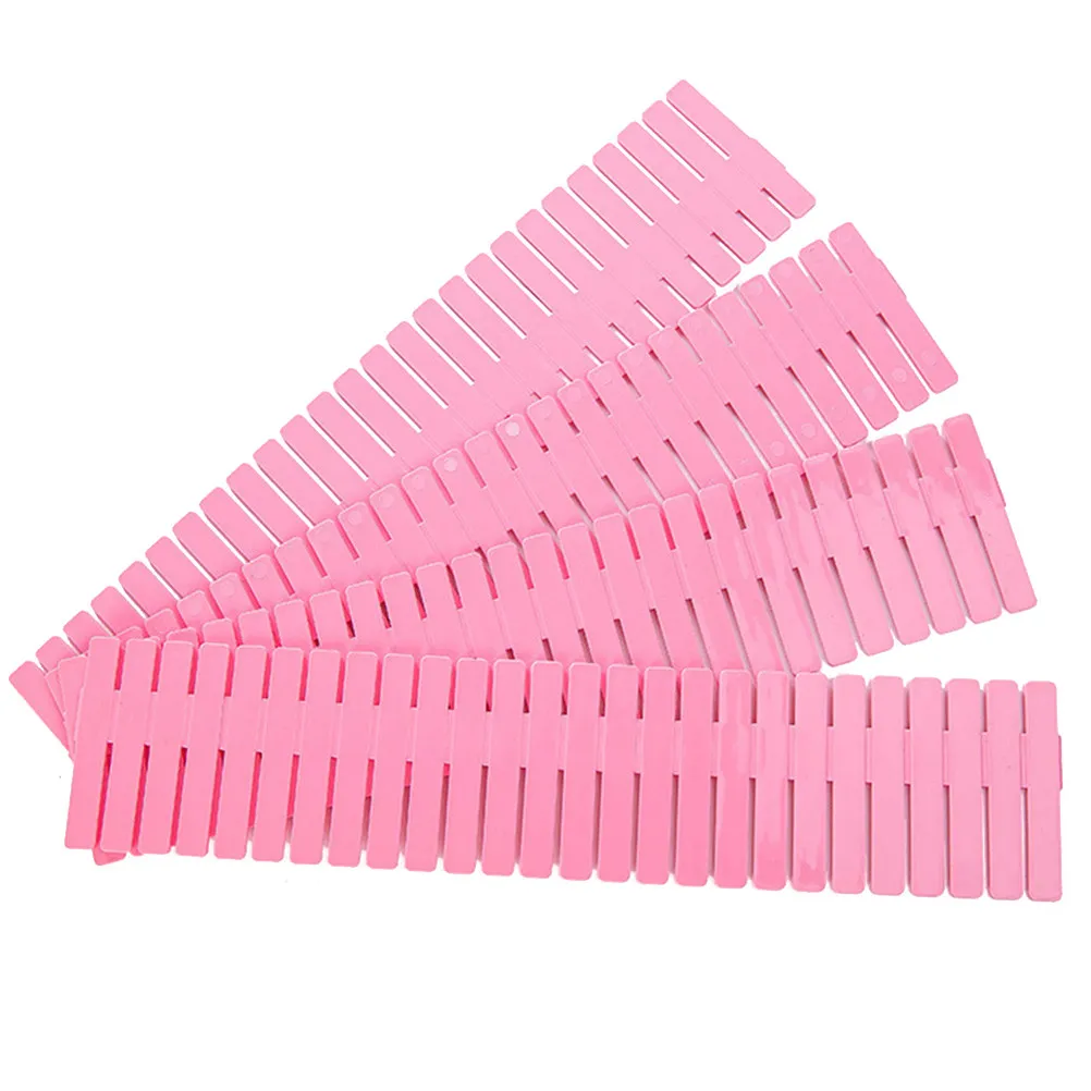 4Pcs Drawer Divider Flexible Plastic Adjustable DIY Cuttable Storage Organizer for Hosiery Belts Scarves Underwear Makeup Drawer