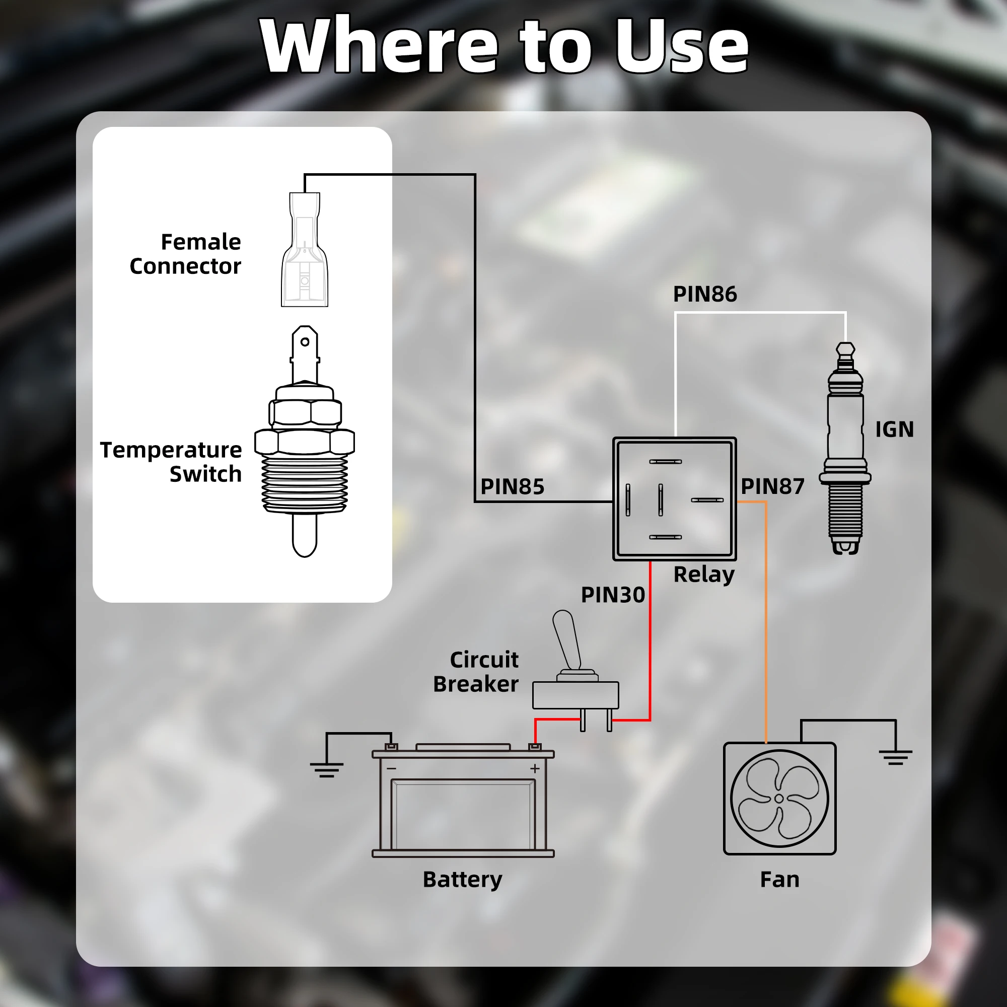 2 個 3/8 インチ NPT ファンサーモスタット温度スイッチ 185 ° Fから175まで ° F 電気エンジン冷却ファン温度センサー スイッチ