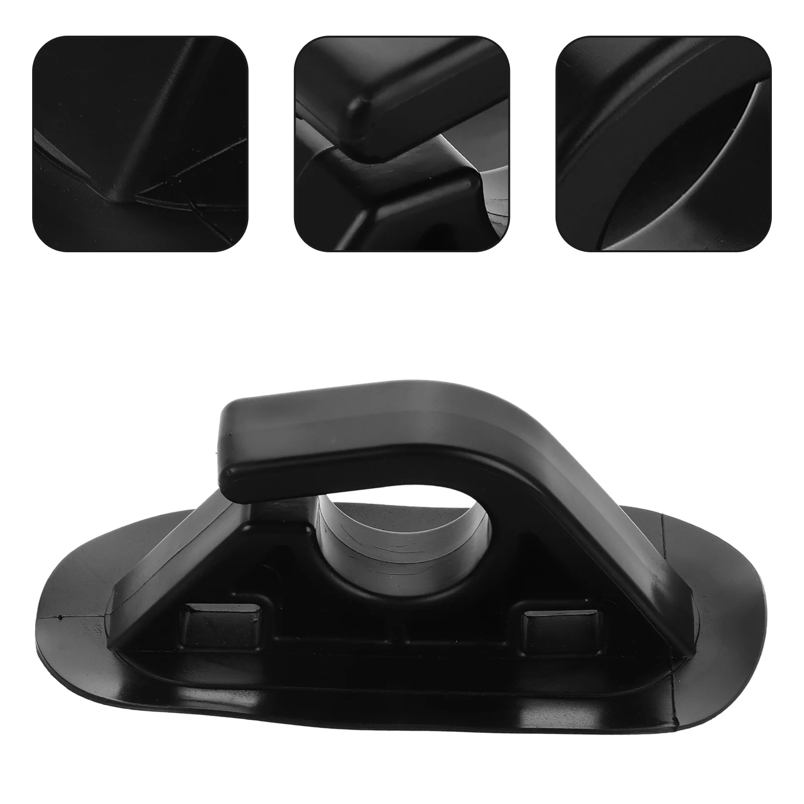 Mounts for Inflatable Boat Accessories Black Holder Clip Kayak Canoe Fishing Bracket Boat Tail Motor Buckle Fits
