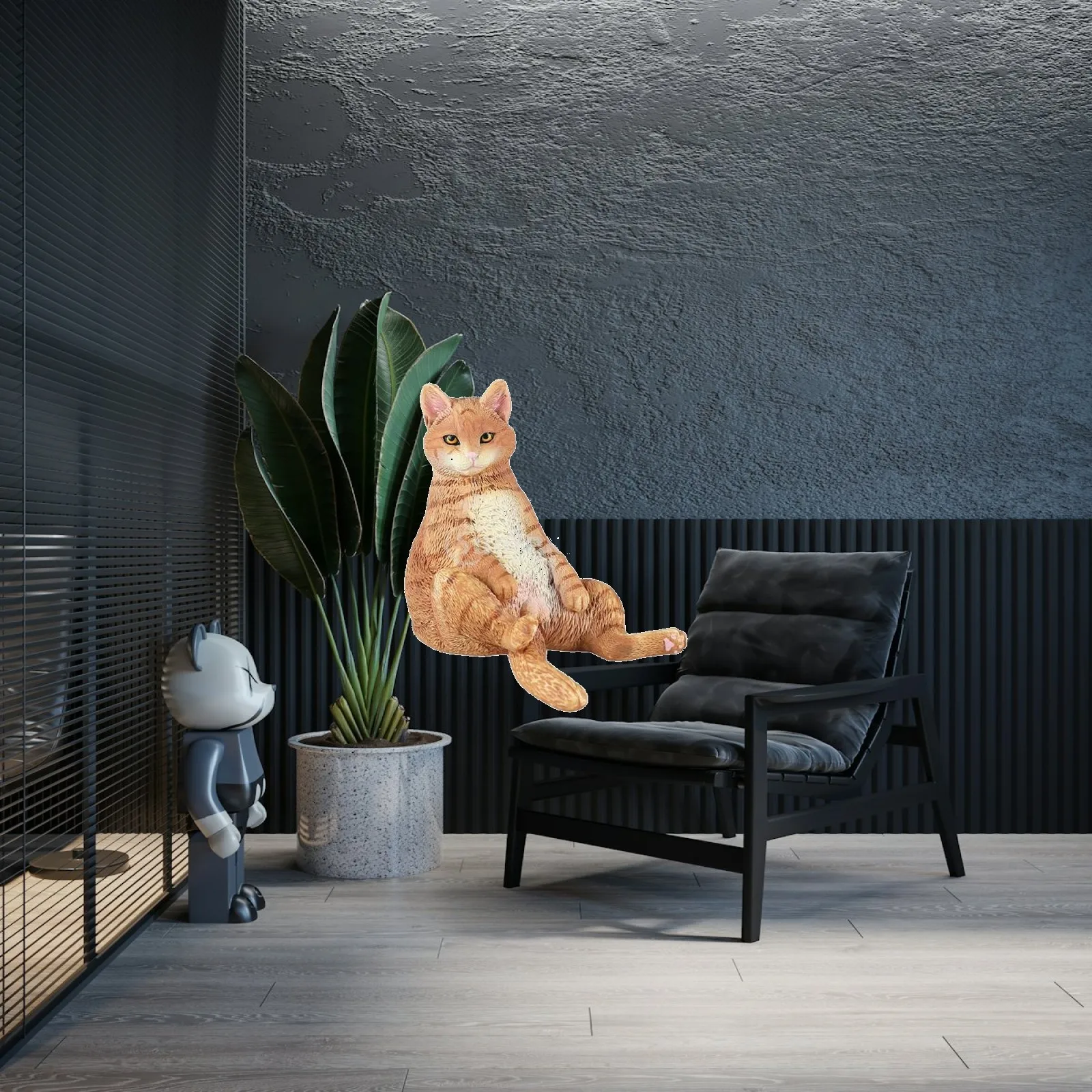 Simulation Cat Toys ABS Figurine Realistic Animal Model Educational Toy Animals Figures for Home Decor