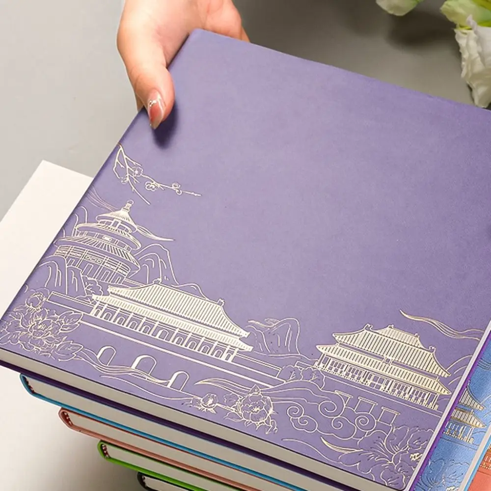 96 หน้า Sinicism ภาพวาดโน้ตบุ๊ค PU หนังแบบพกพา Professional Sketchbook ที่ไม่ซ้ํากันคราบทน Personal Notepad Travel