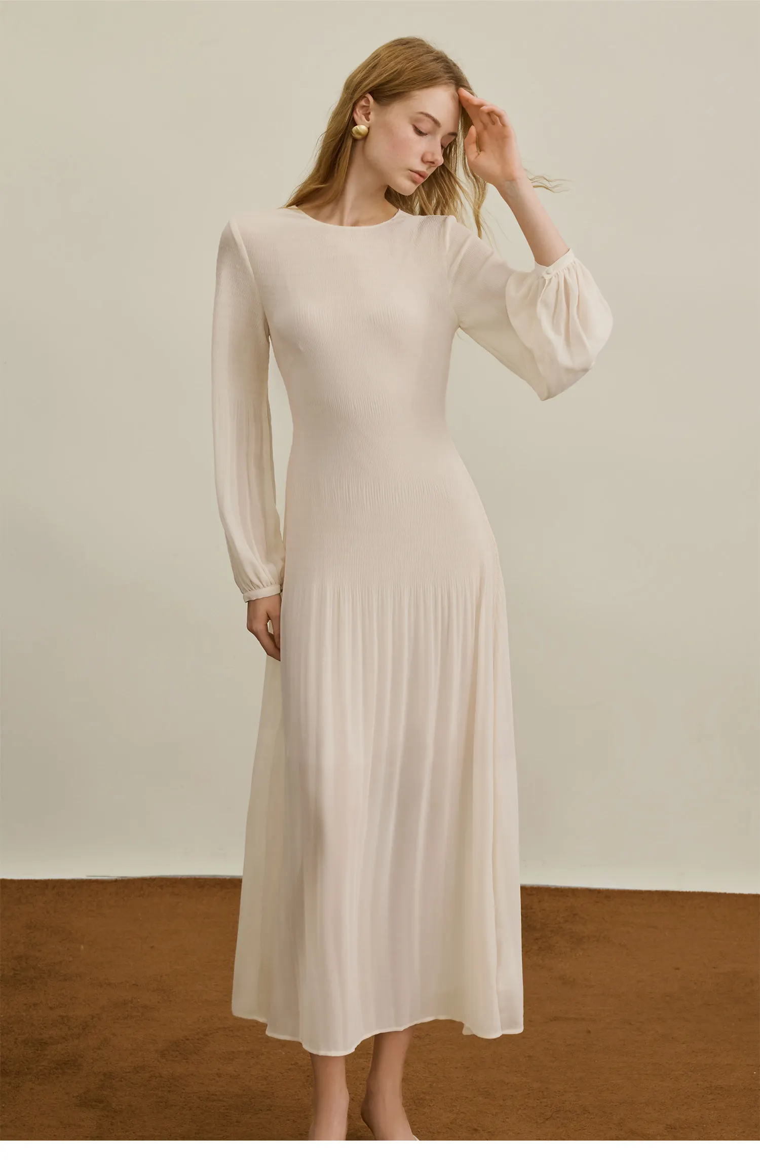AEL Original Französisches Temperament Trägerkleid Damen 2026 Sommer Neu Plissiertes Patchwork A-Linien-Kleid Chiffon Langes Kleid – Detail 19