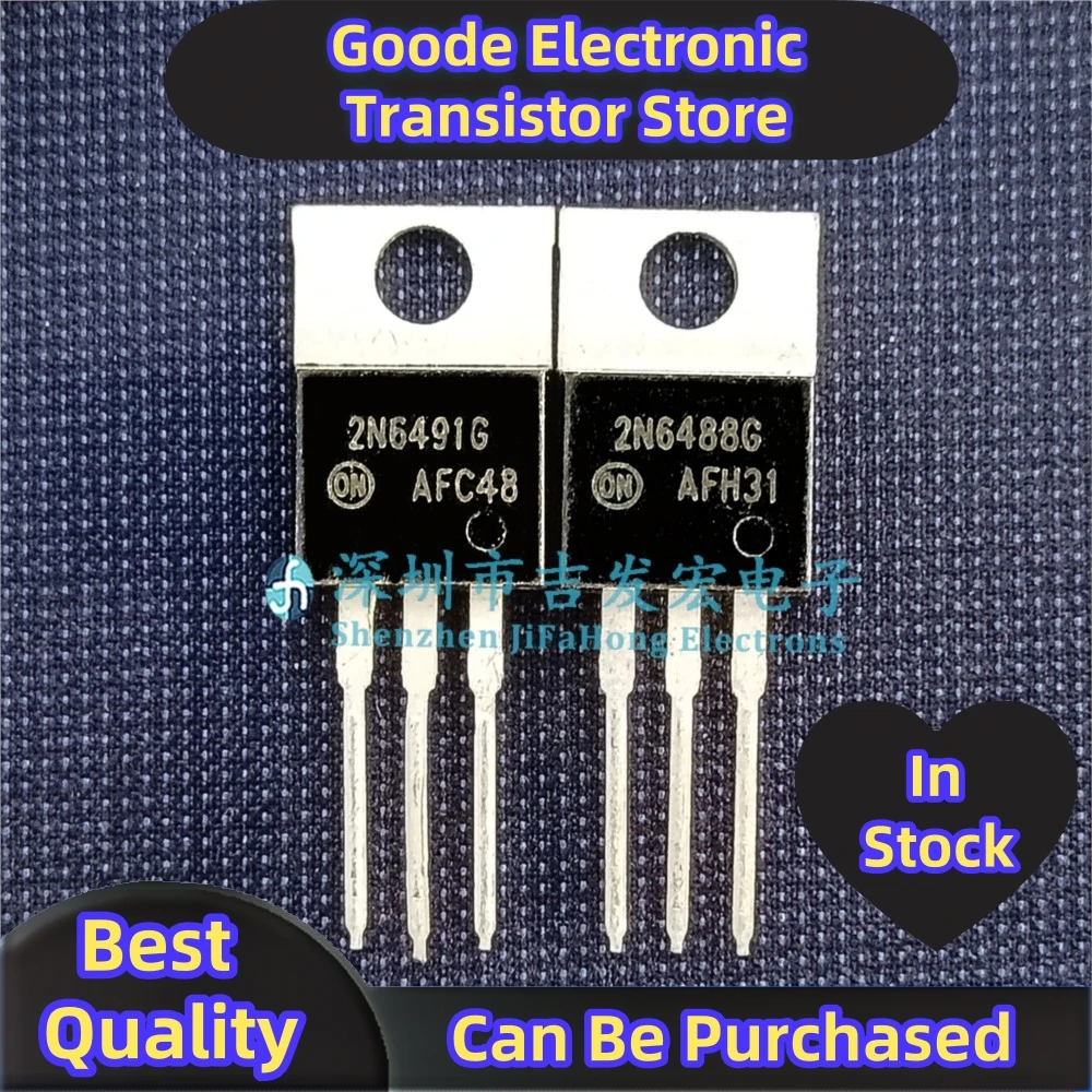 10PCS 2N6488G 2N6491G  TO-220  Fast Shipping Best Quality