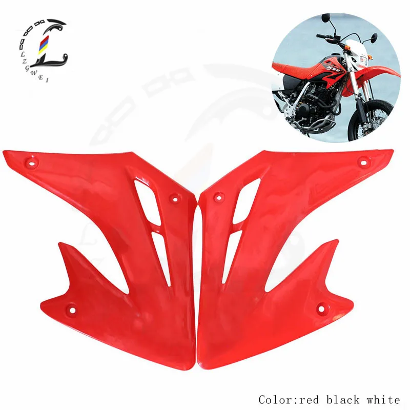 Motorcycle Fairing Plate Cover For Honda XR250 XR 250 400 XR400 Fuel Tank Guard Protection Plastic Side Covers Cowl Board