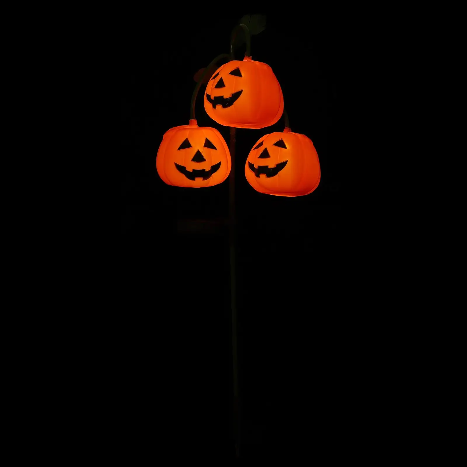 

Solar Pumpkin Lantern Halloween Decor LED Light Outdoor Garden L Abs Ground Inserting Solar Powered Practical Durable