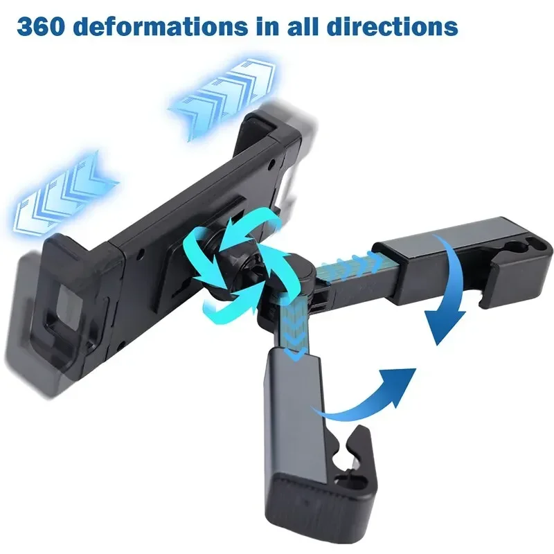 360 Degree Swivel Tablet Stand Headrest Tablet Mount, For IPad 4.7\