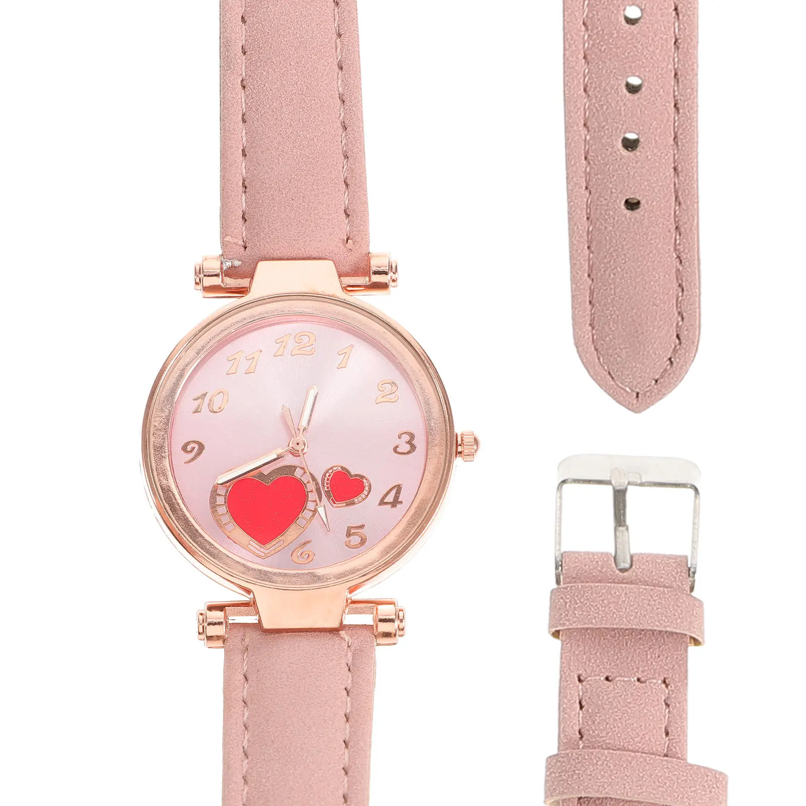 

Женские наручные часы-браслет, наручные часы для женщин, кварцевые розовые винтажные часы для отдыха