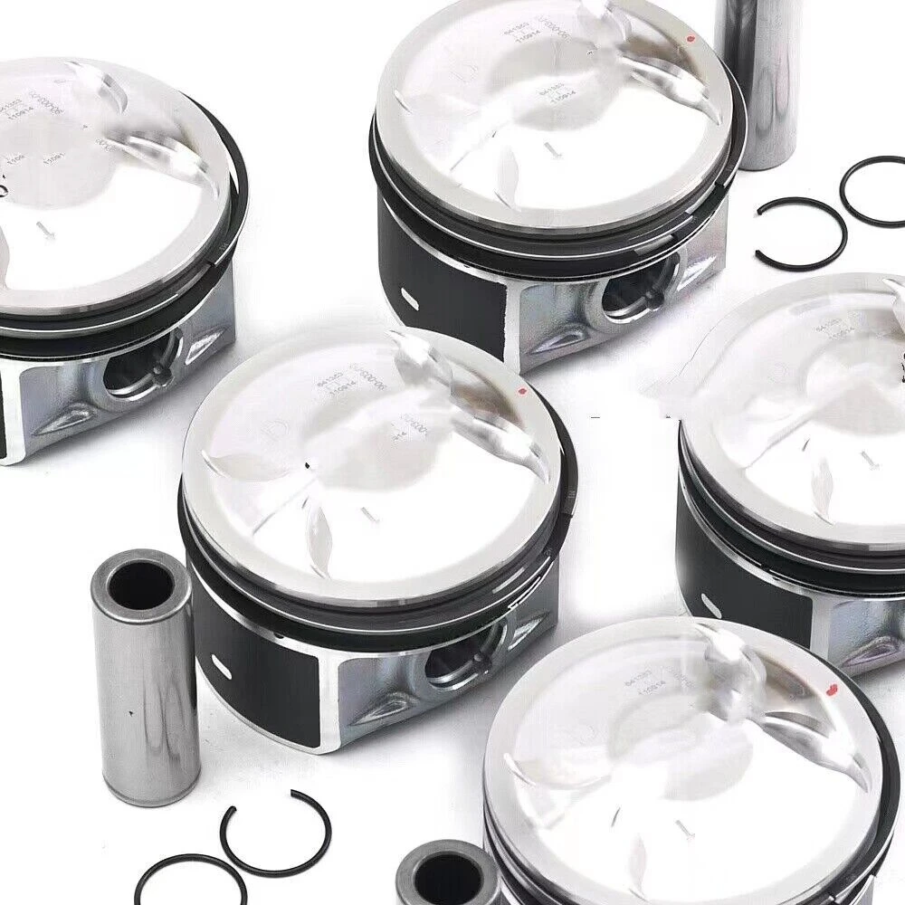 5PCS Engine Parts Pistons With Rings Kit Fit 2.5 L T B5254T L5 Gas For Volvo S80 XC90 XC70 V70 V50 S60 S40 c30 c70 2.5T 30731508