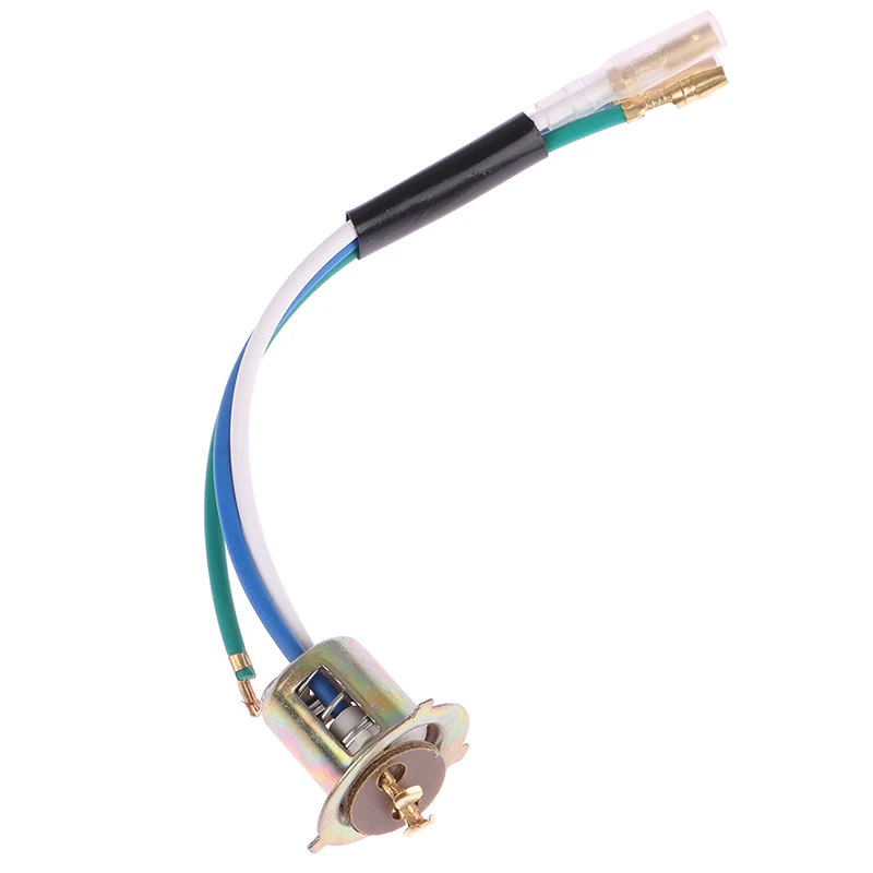 Headlight Bulb Socket Lamp Holder Ignitor Wire Motorcycle Electric Vehicle Single Claw Headlight Lamp Holder