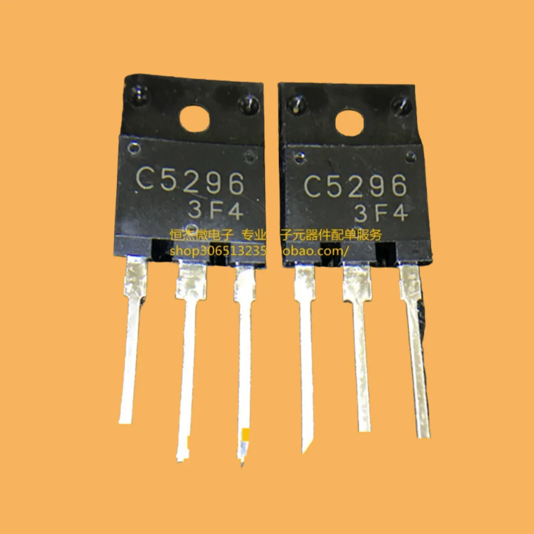 10PCS/new original 2SC5296 C5296 line output transistor/color TV triode in-line TO-3PF