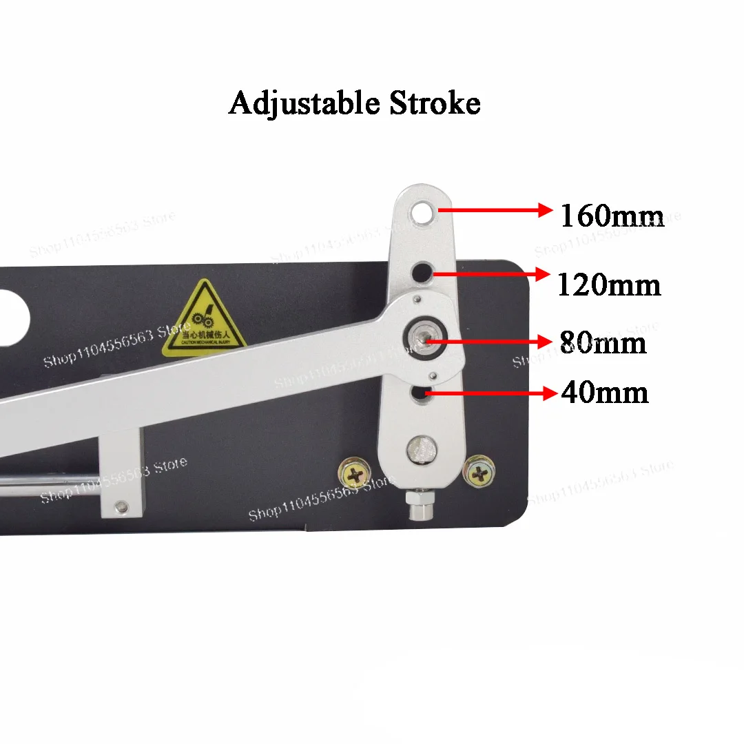 Low Speed Telescopic Motor 40 RPM Adjustable Stroke 40-160mm Low Noise 80W High Power