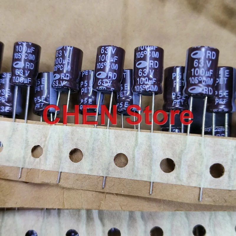 

50PCS/lot original SAMWHA RD 63V100UF 8X12MM 105C 100UF 63V electrolytic capacitor free shipping